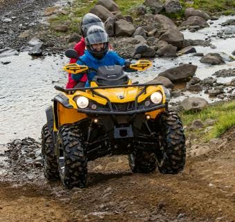 Off road tour in Iceland with the atv